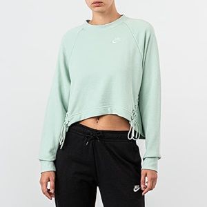Nike Women's Sportswear Essential Fleece Crew, Medium, Pistachio Frost Green